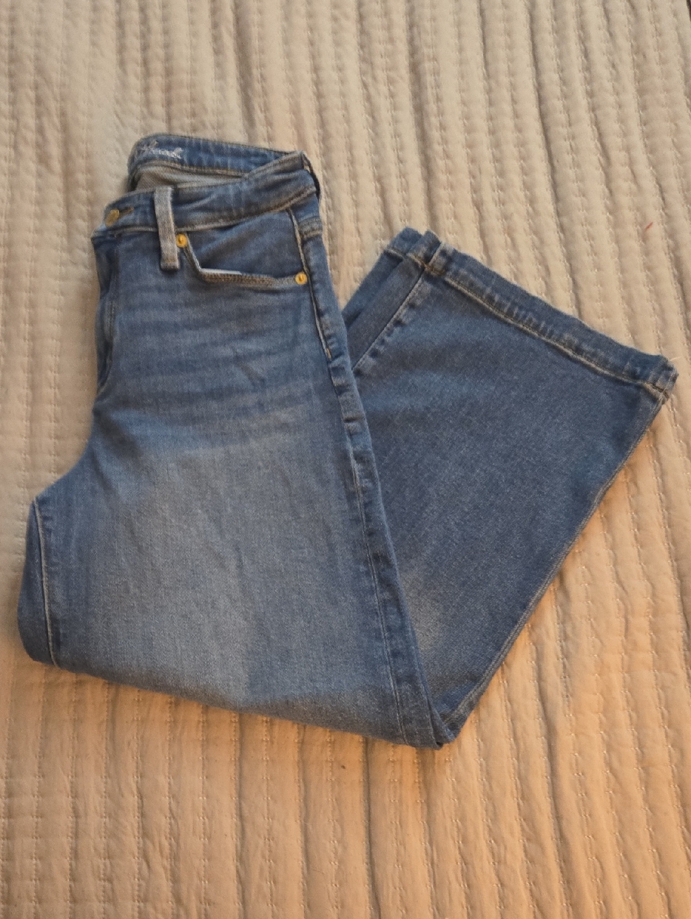 Universal Thread Women's Blue Wide-Leg Jeans